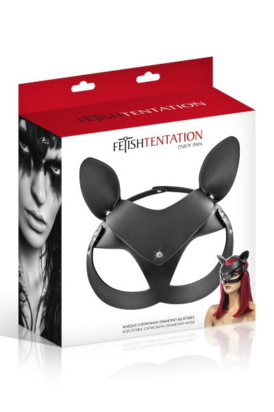 Fetish Temptation - Catwoman Mask - Black