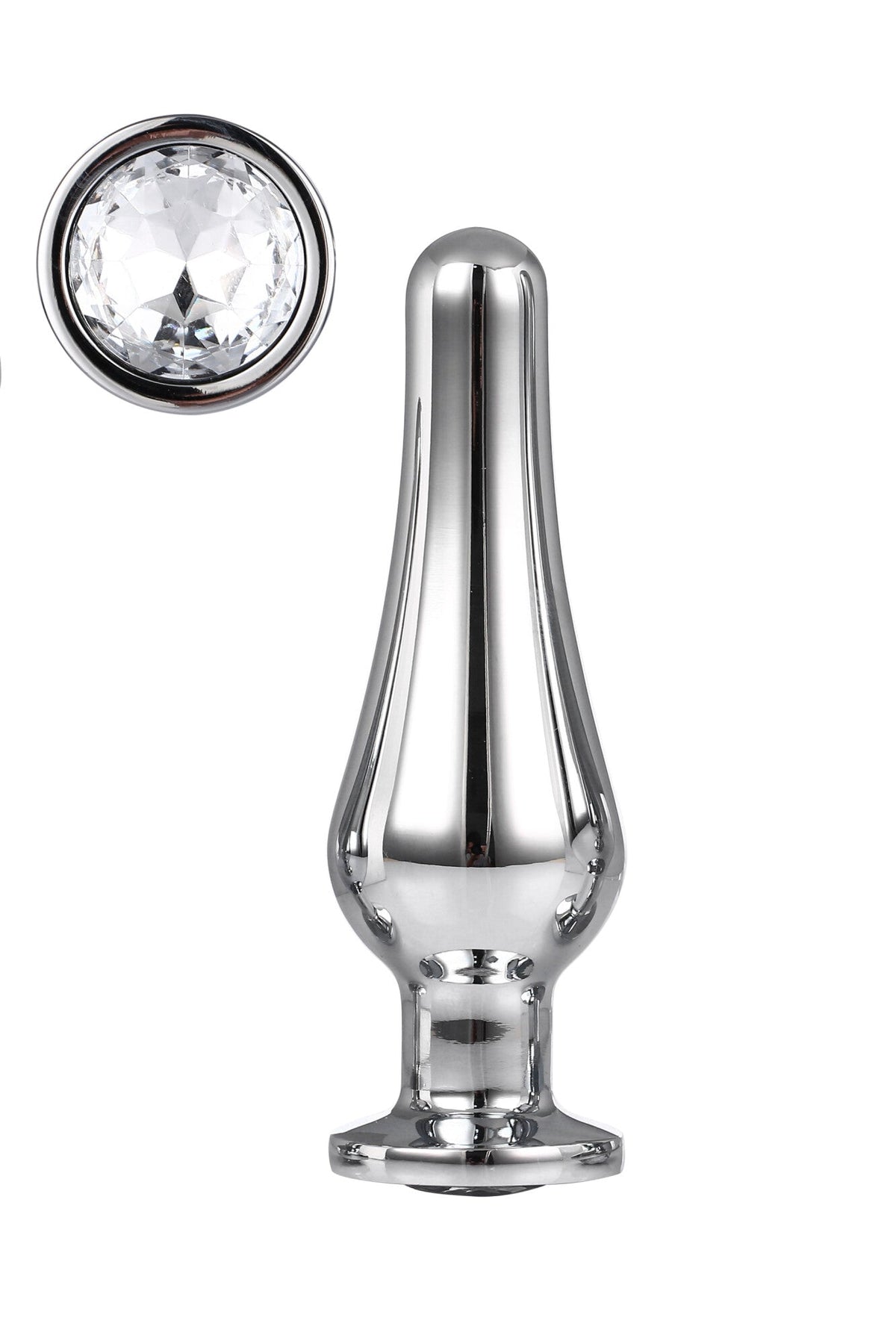 GLEAMING LOVE SILVER PLUG FOR PLEASURE M