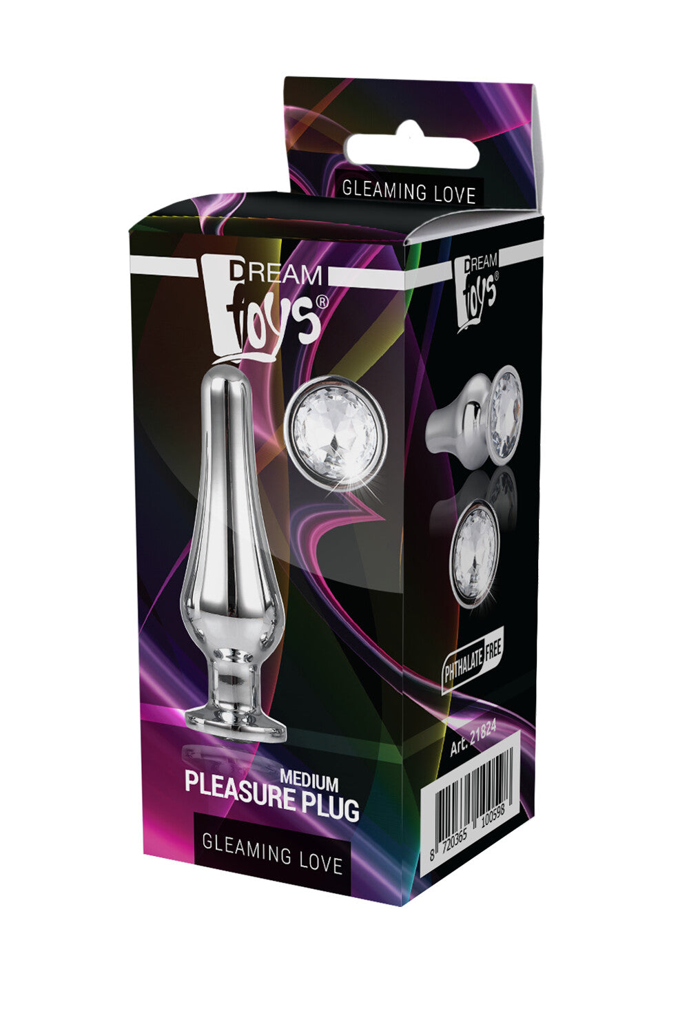 GLEAMING LOVE SILVER PLUG FOR PLEASURE M