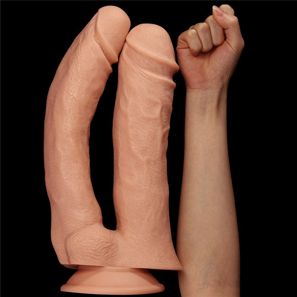 12" Mega Realistic Double-Ended Dildo