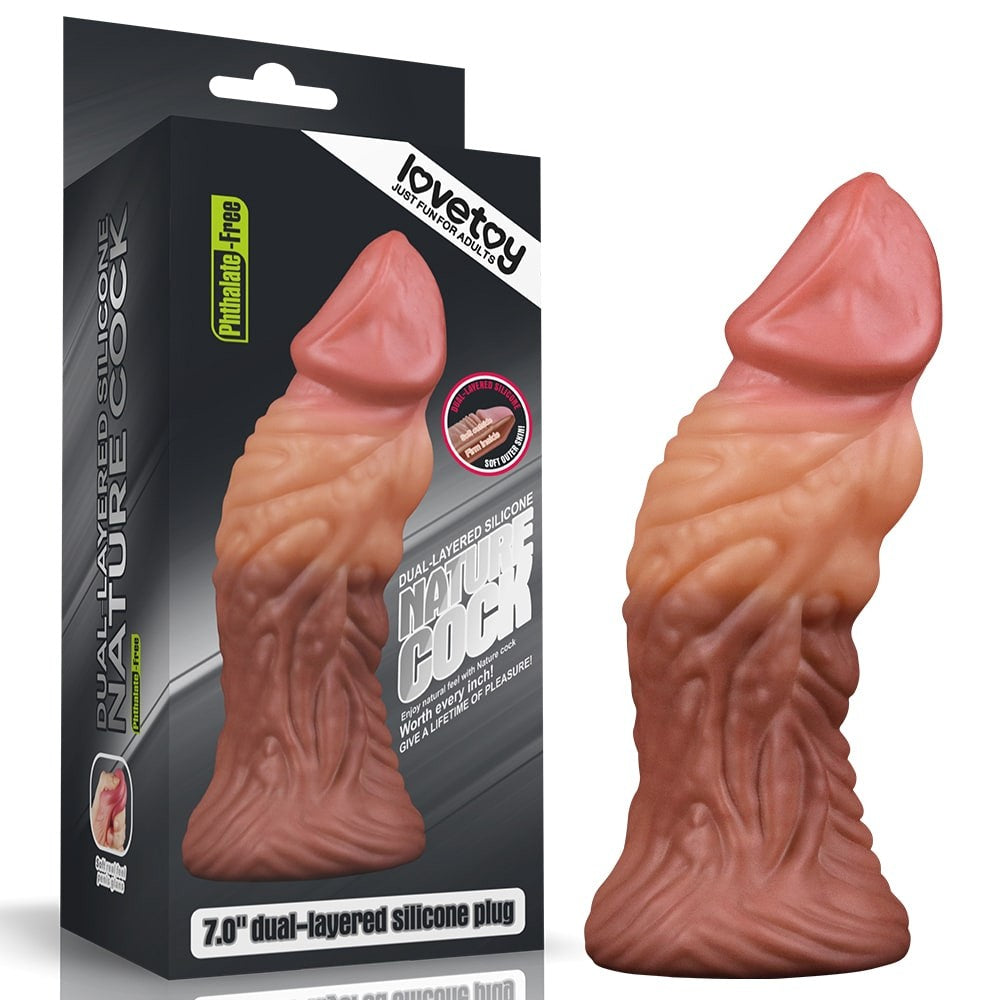 7.0'' Dual-Layer Platinum Silicone Plug