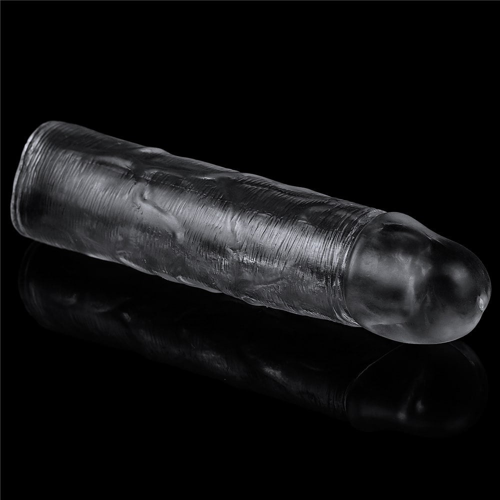 Flawless clear penis sleeve Add 1''