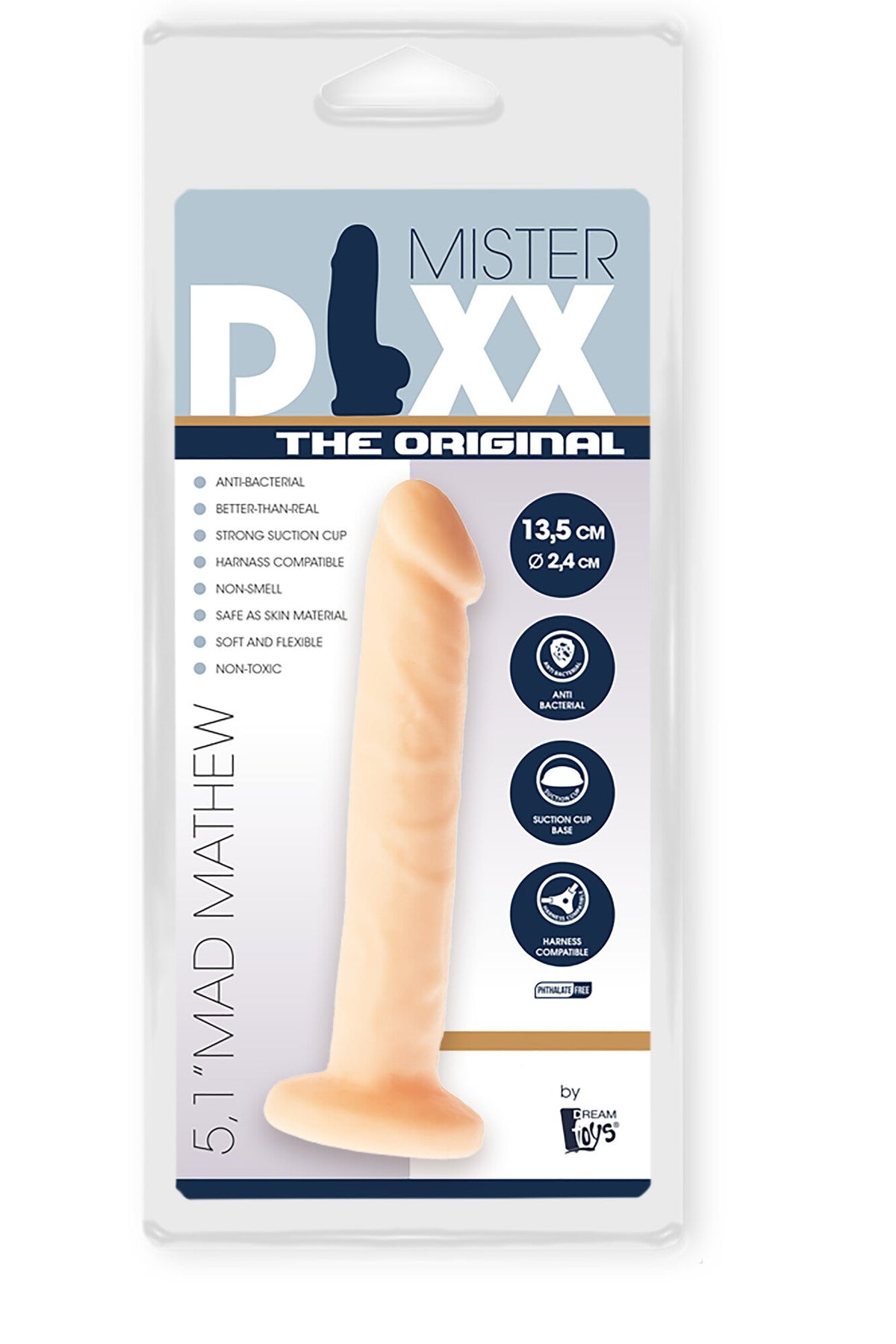 MR. DIXX MAD MATHEW 5.1 INCH DONG