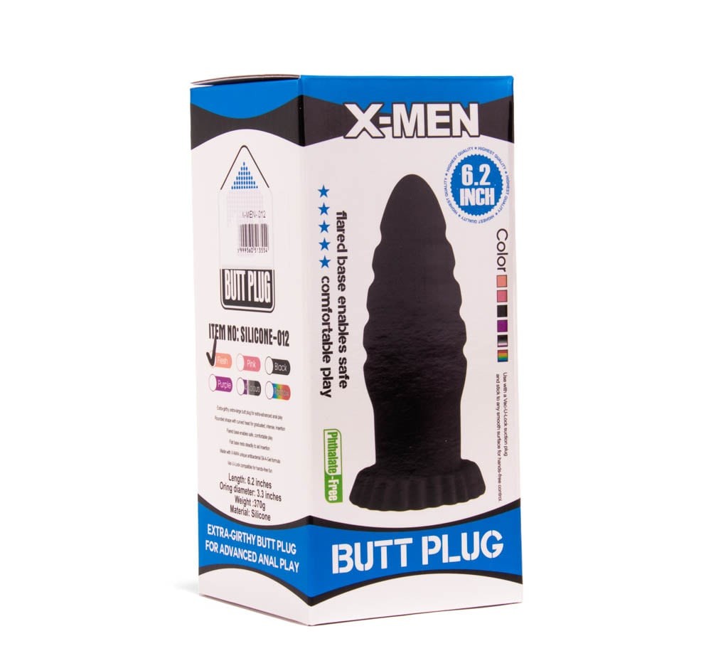 X-MEN 6.2 inch flesh anal plug