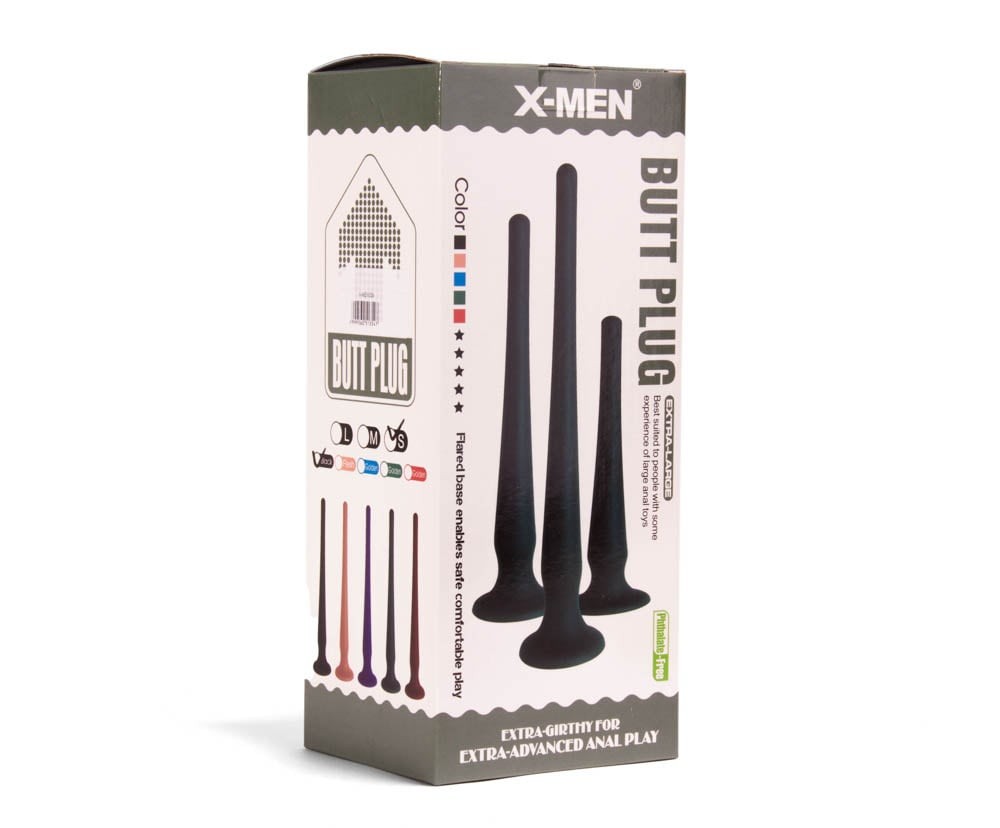 X-MEN Anal Plug size S black