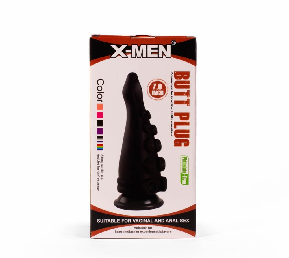 X-MEN Anal Plug 7" Black