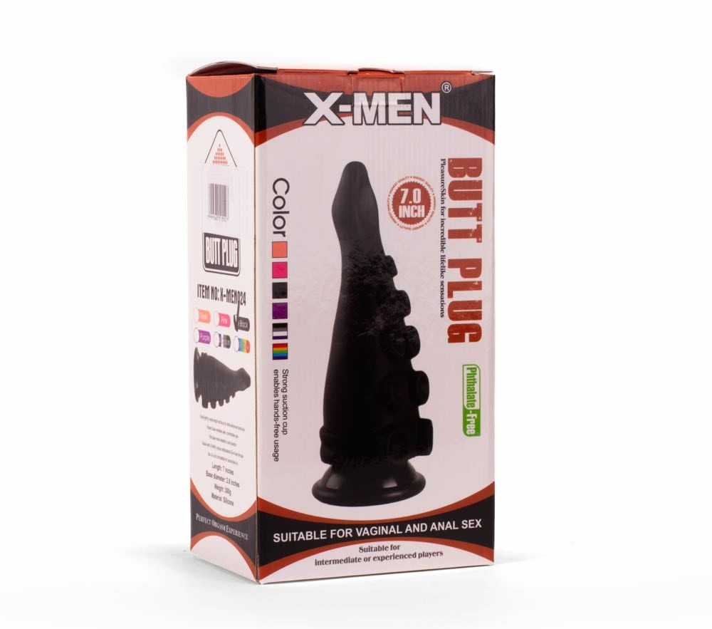 X-MEN Anal Plug 7" Black