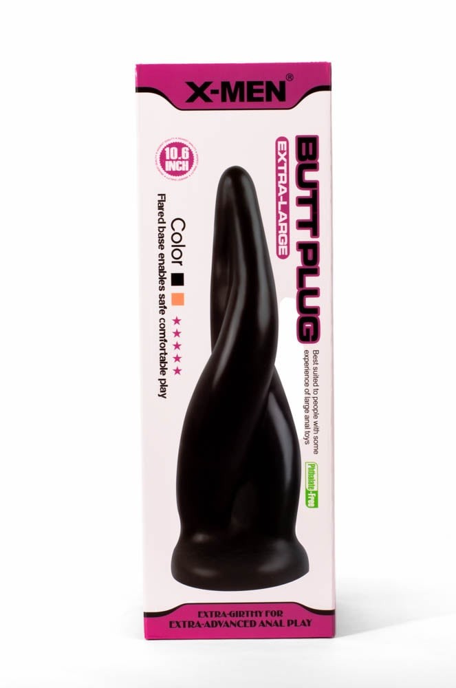 Extra Large Anal Plug X-MEN 10.6" black