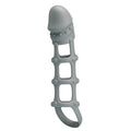 Pretty Love Penis sheath with ball strap, white