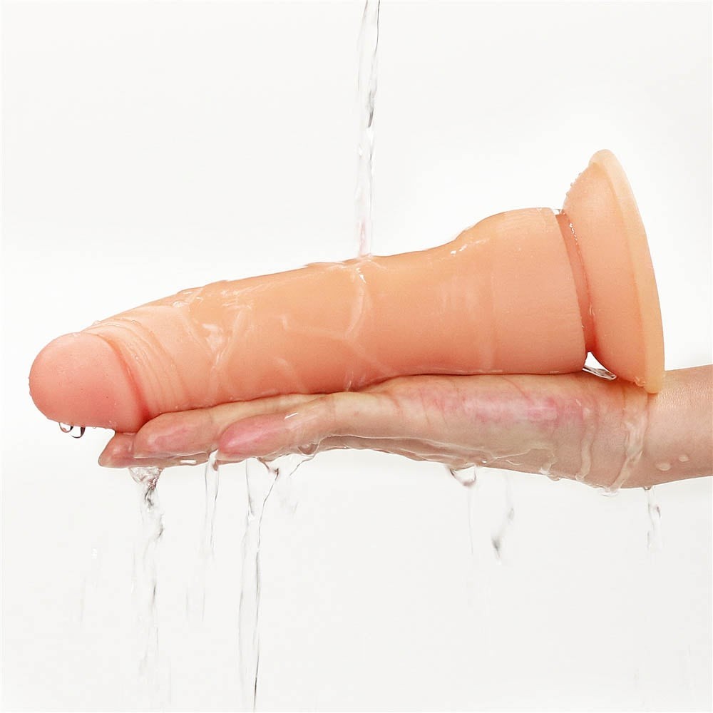 Easy 7.5" Vibrating Strap-on Set