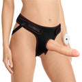 Easy 7.5" Vibrating Strap-on Set