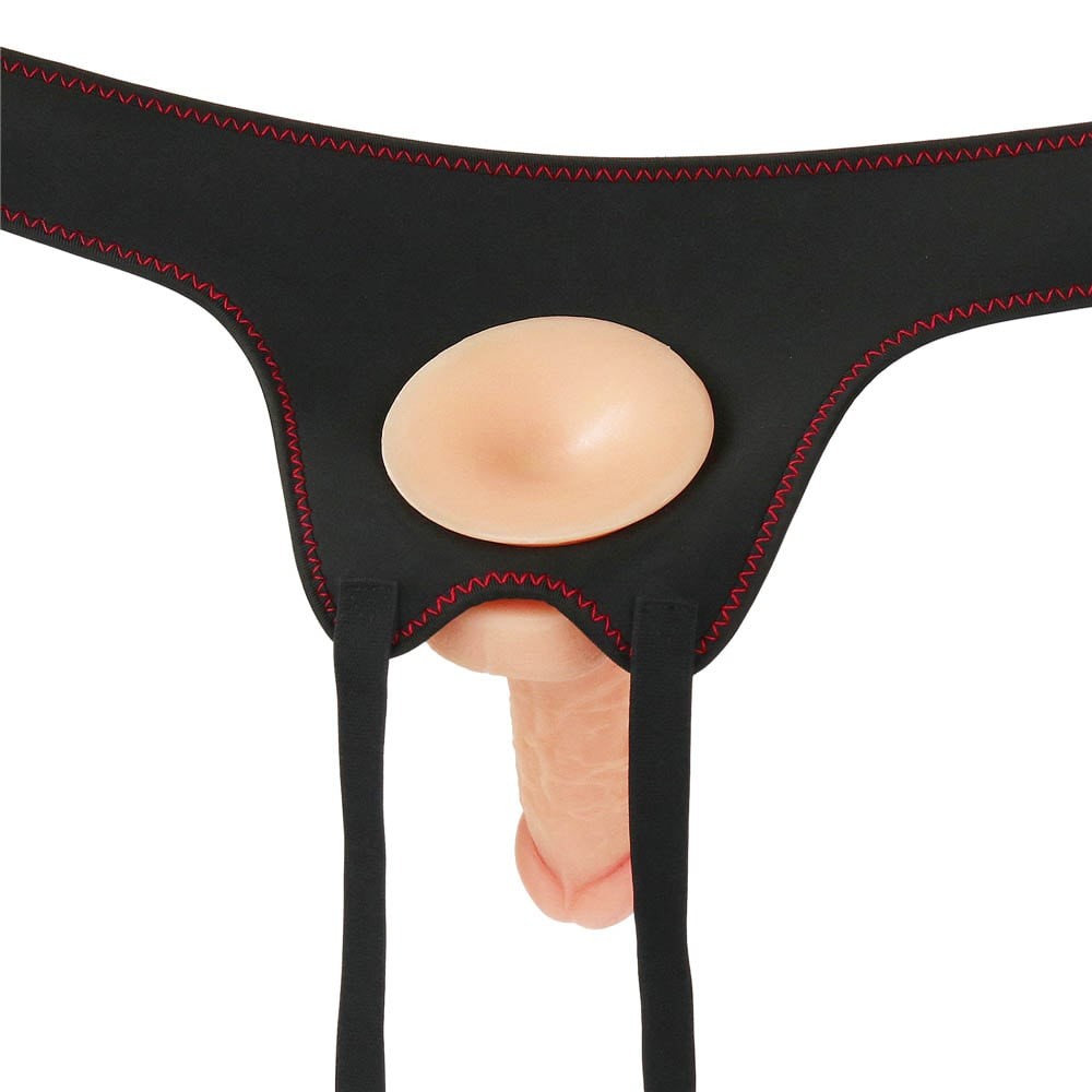 7.0" Easy Vibrating Strapon Set