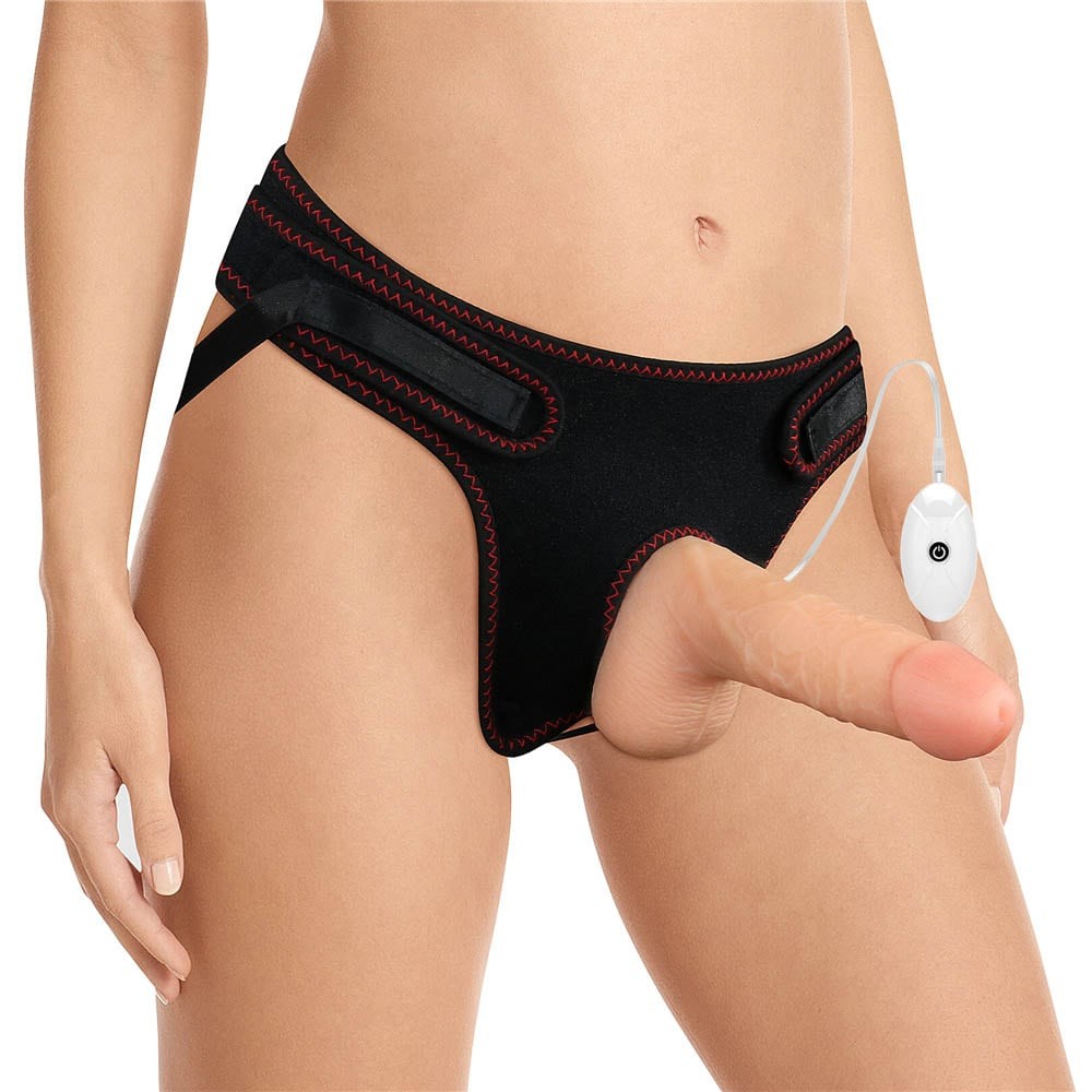 7.0" Easy Vibrating Strapon Set