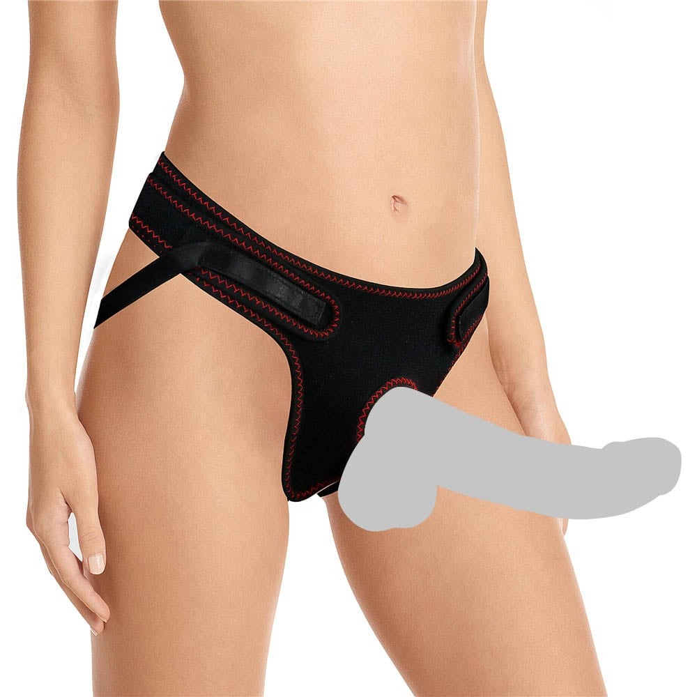 Easy-on harness with strap