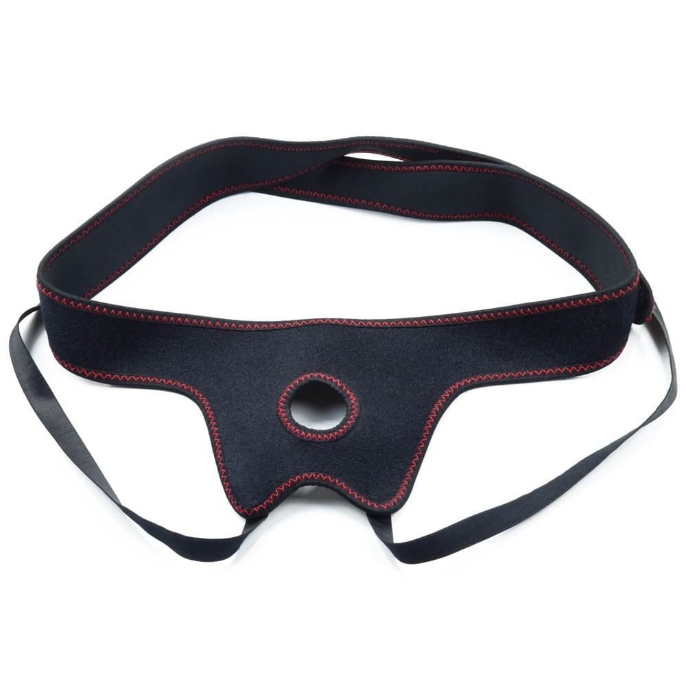 Easy-on harness with strap