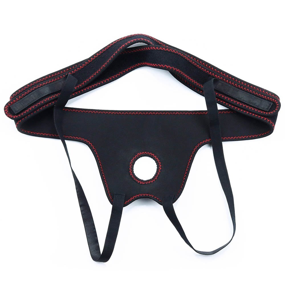 Easy-on harness with strap