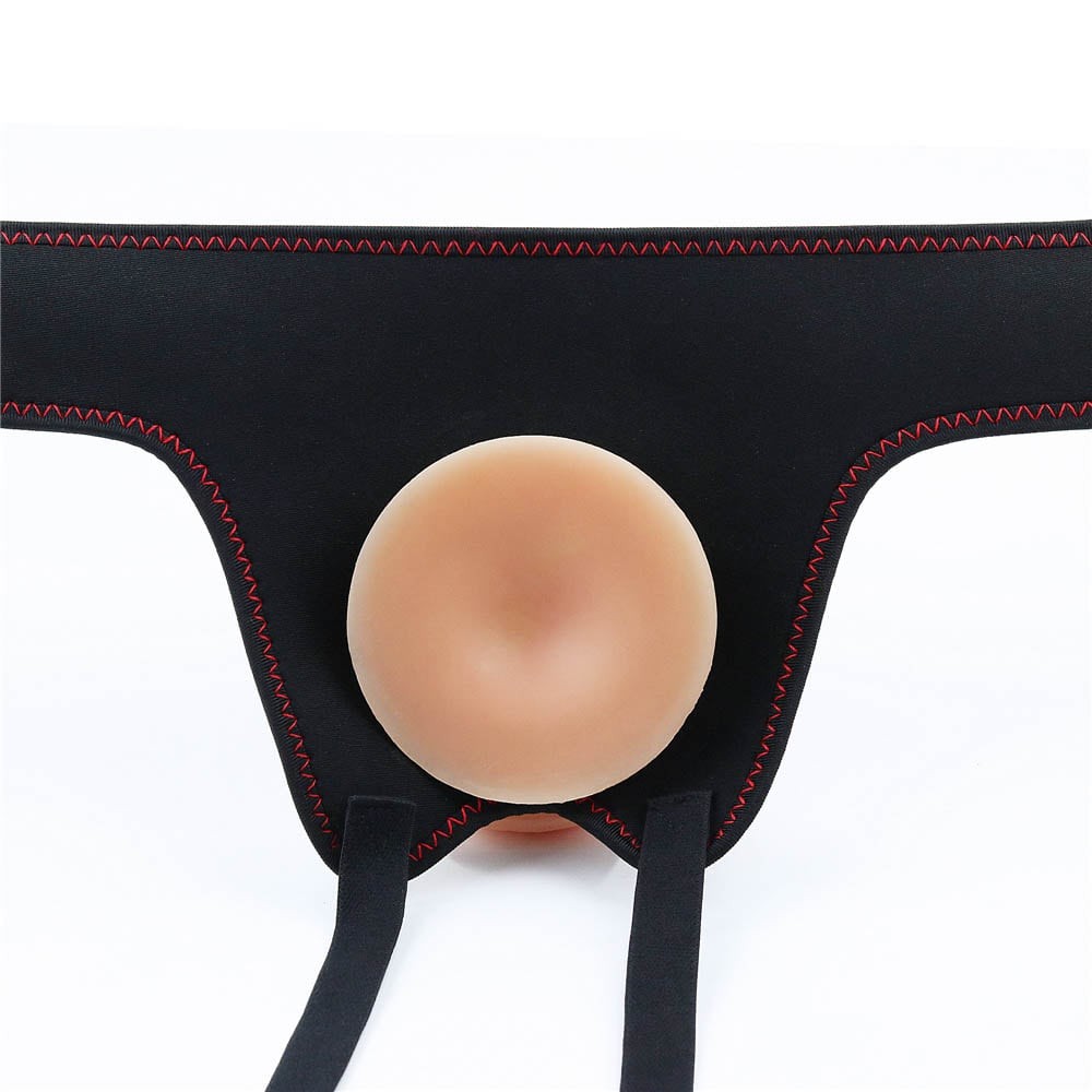 Easy-on harness with strap