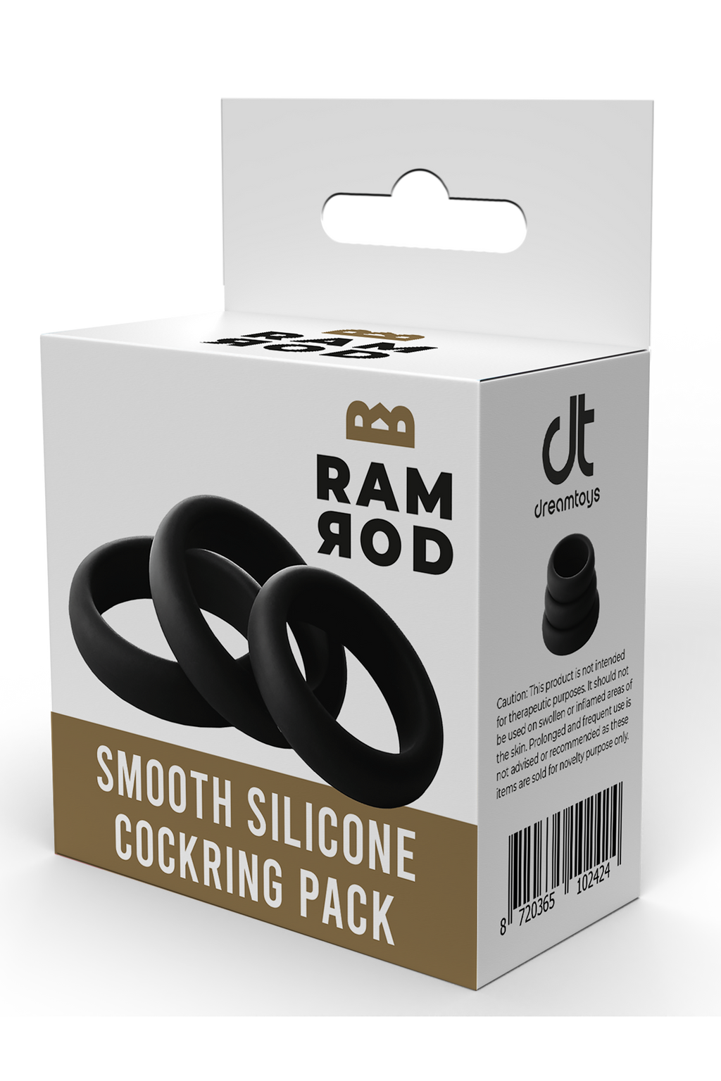 Ramrod Smooth Silicone Cock Rings Pack