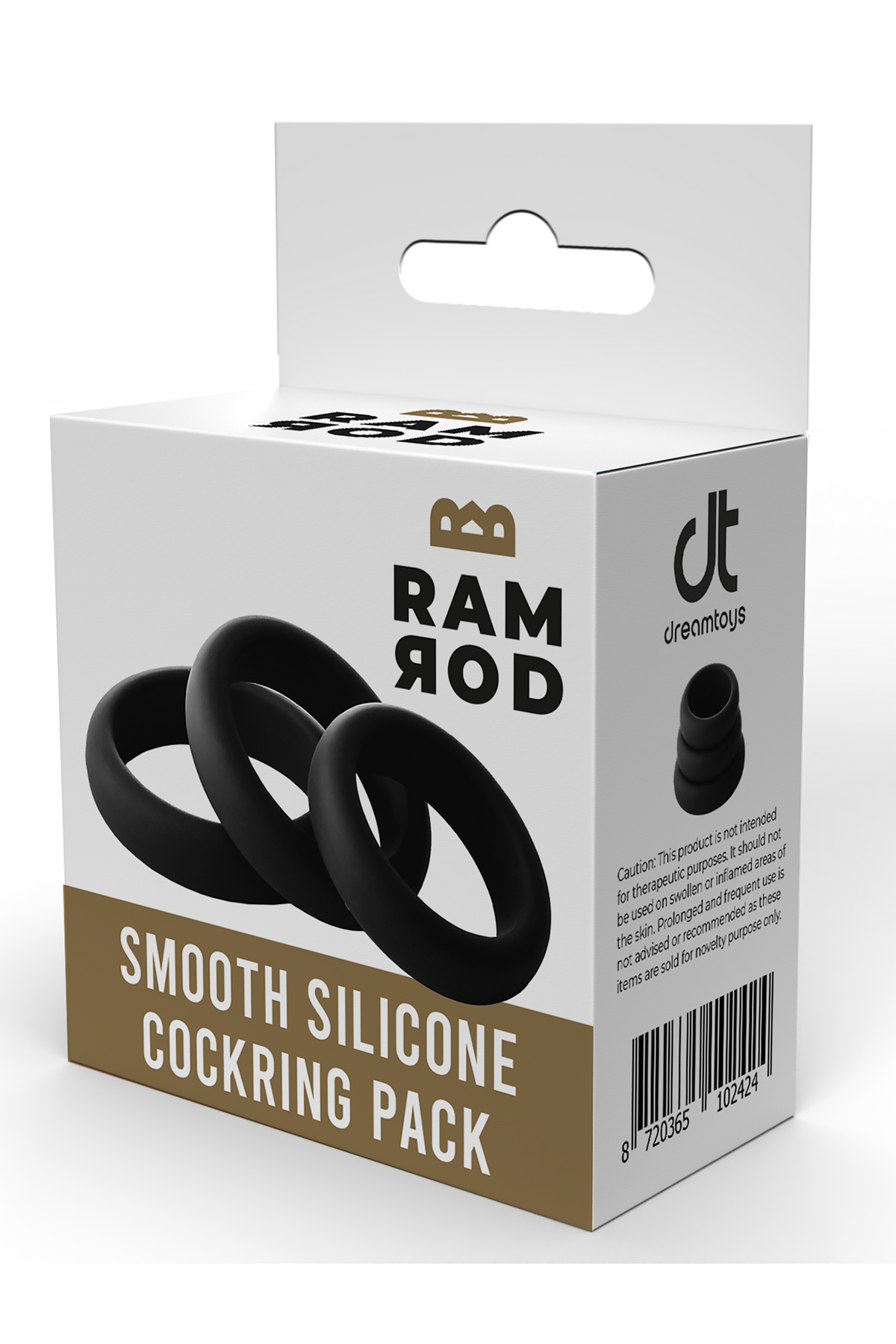 Ramrod Smooth Silicone Cock Rings Pack