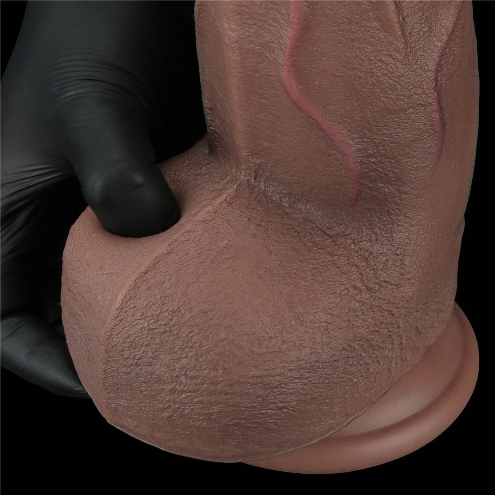 12'' XXL Dual-Layer Silicone Penis
