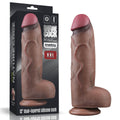 12'' XXL Dual-Layer Silicone Penis