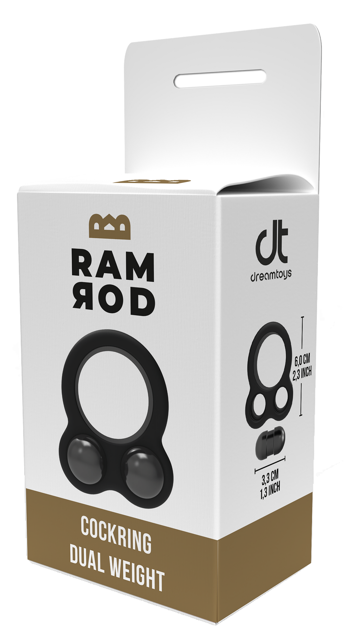 RAMROD DOUBLE WEIGHT COCK RING
