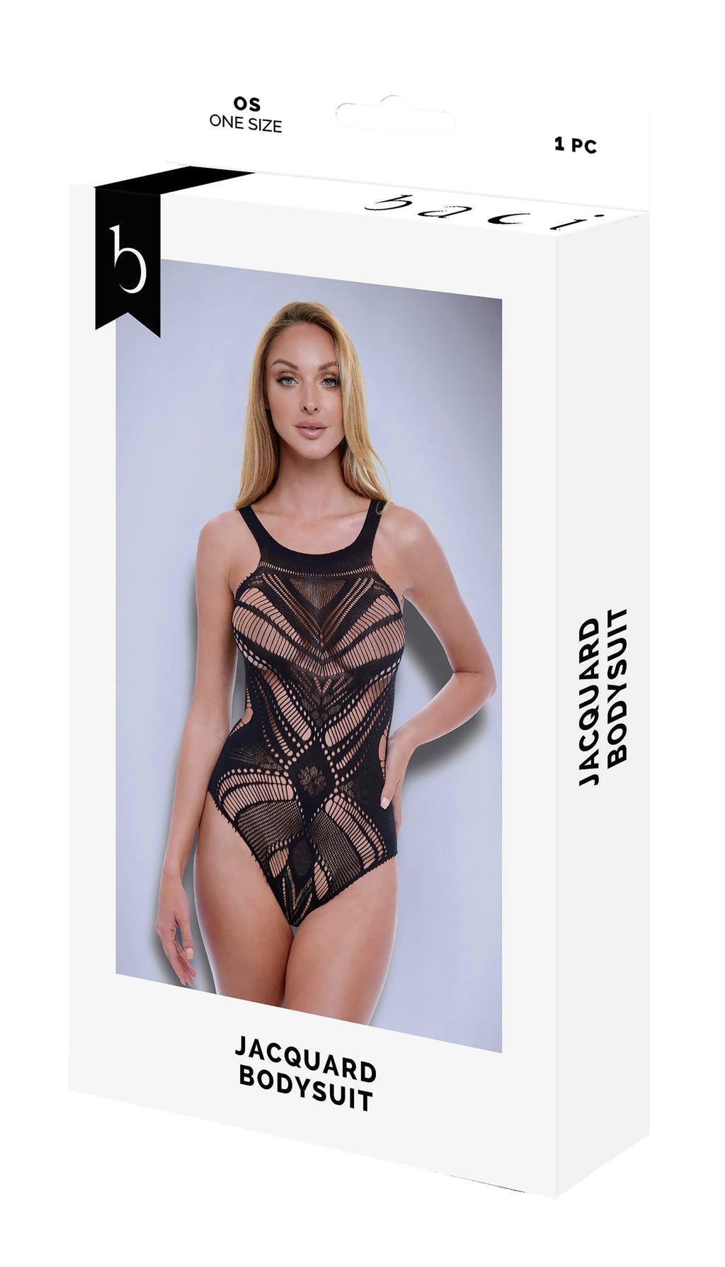 BODY BACI JACQUARD BLACK, OS