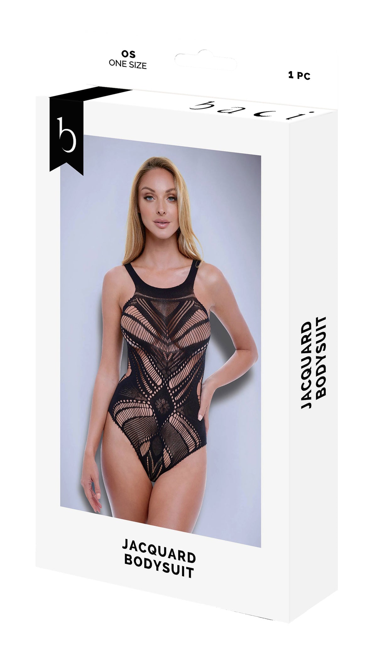 BODY BACI JACQUARD BLACK, OS