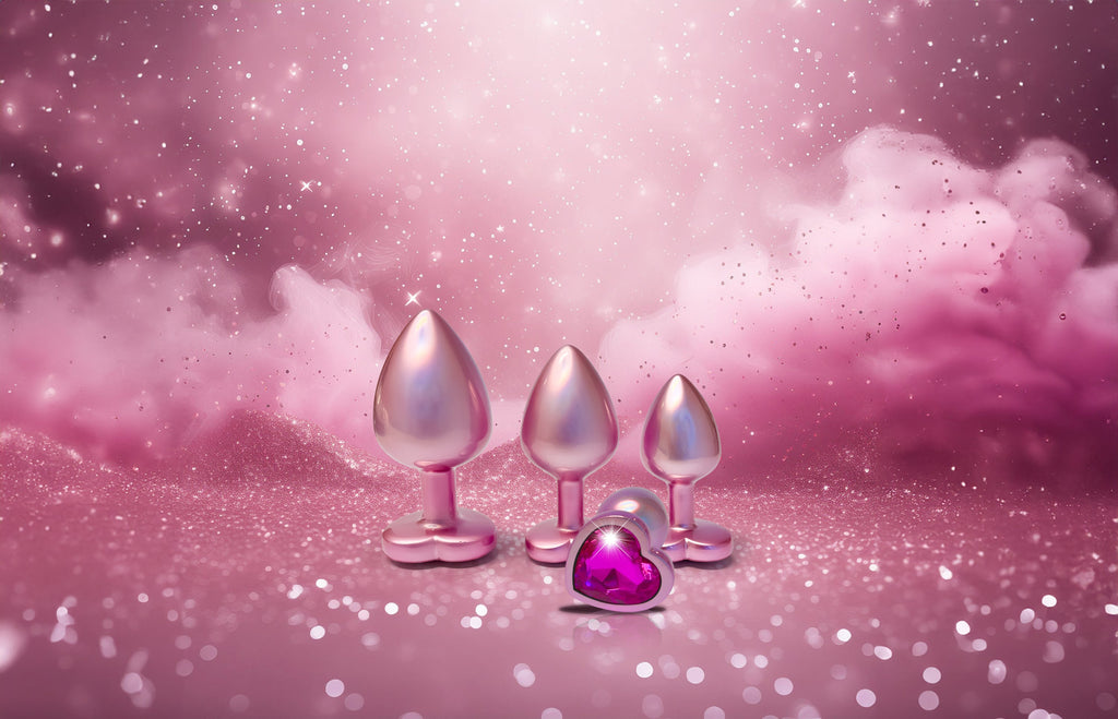 Plug GLEAMING LOVE PEARL MEDIUM PINK
