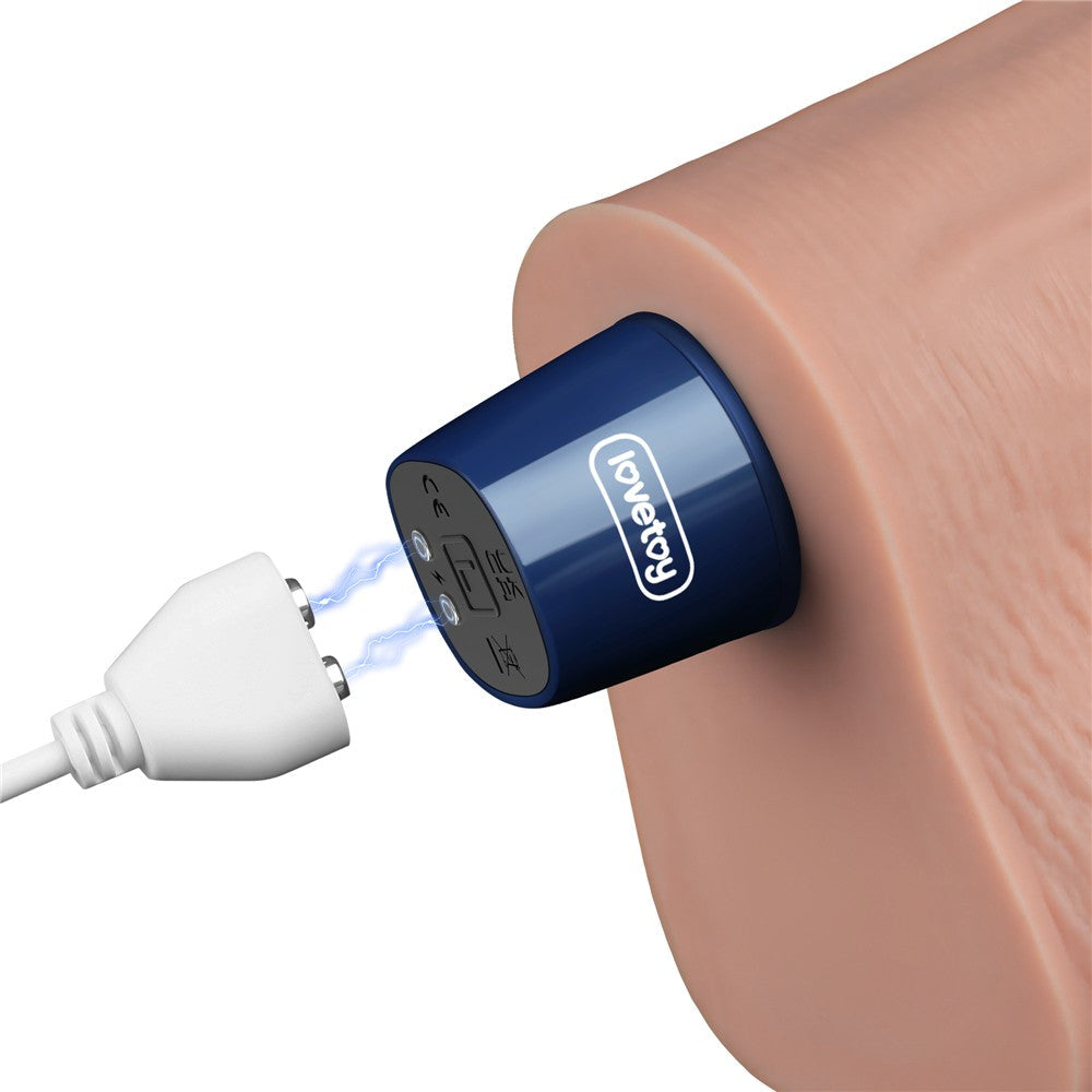 REAL SOFTEE 10" rechargeable vibrating dildo (flesh-colored)_B15O50_4
