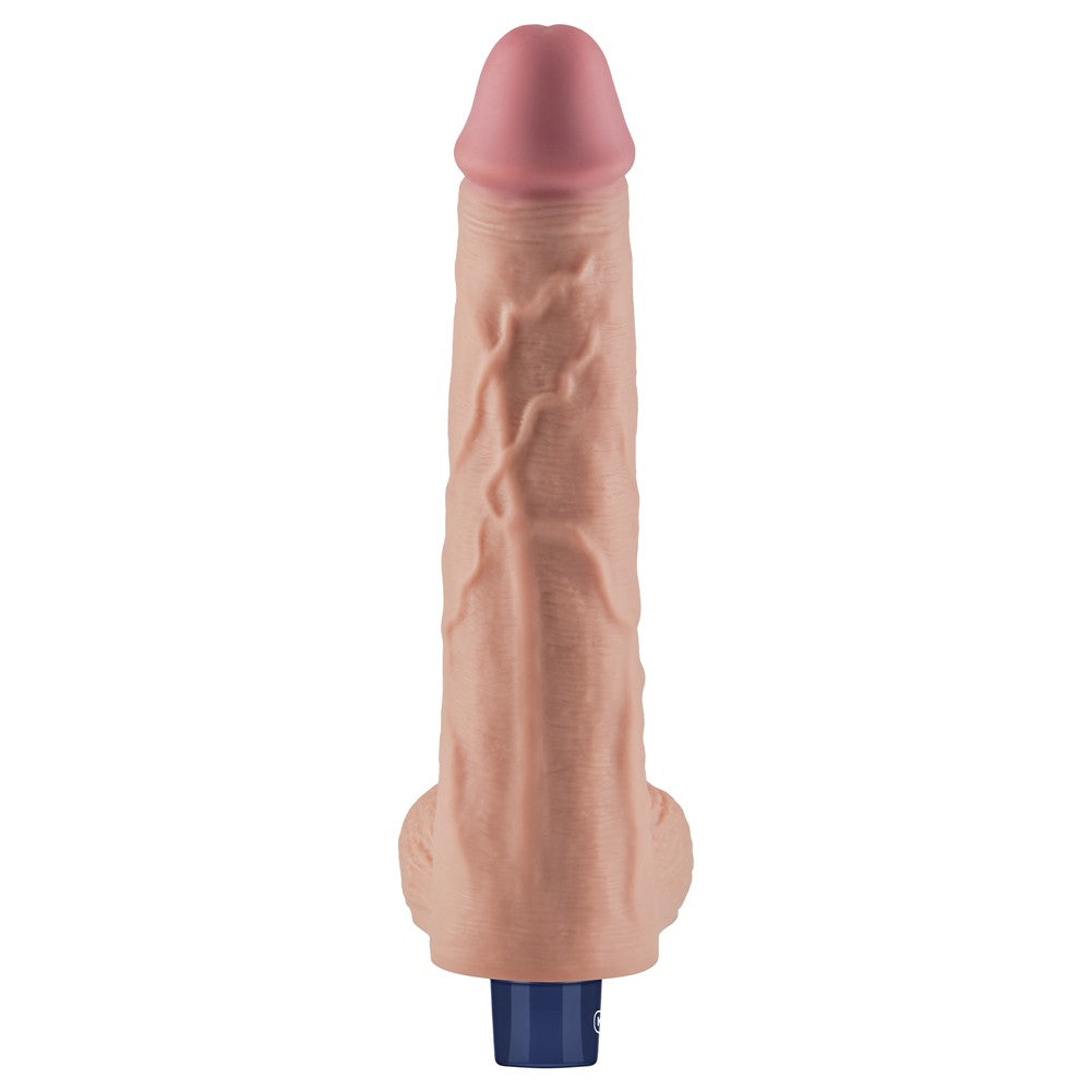 REAL SOFTEE 10" rechargeable vibrating dildo (flesh-colored)_B15O50_4