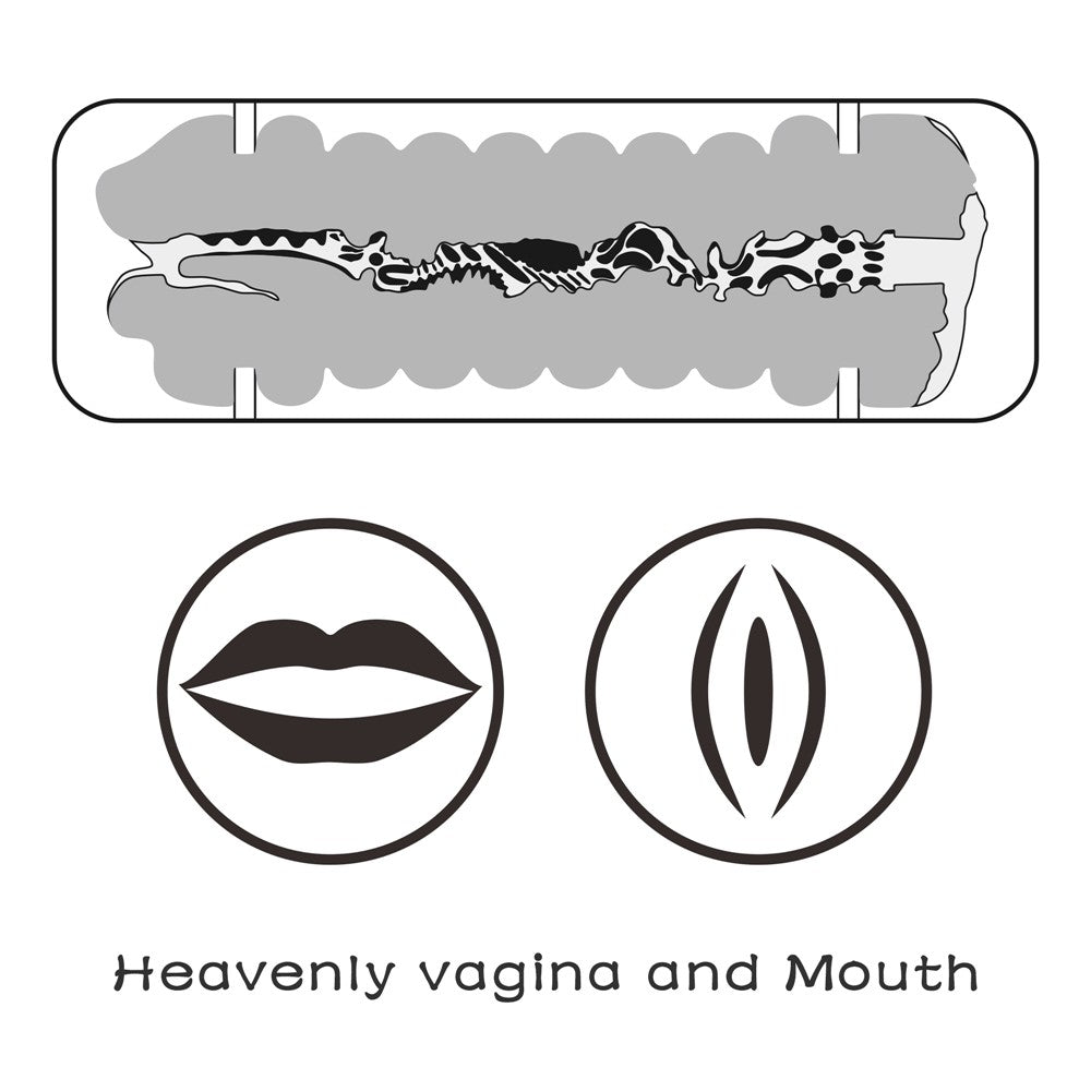 Vagina and mouth with double-sided Blowout Virgin-skin