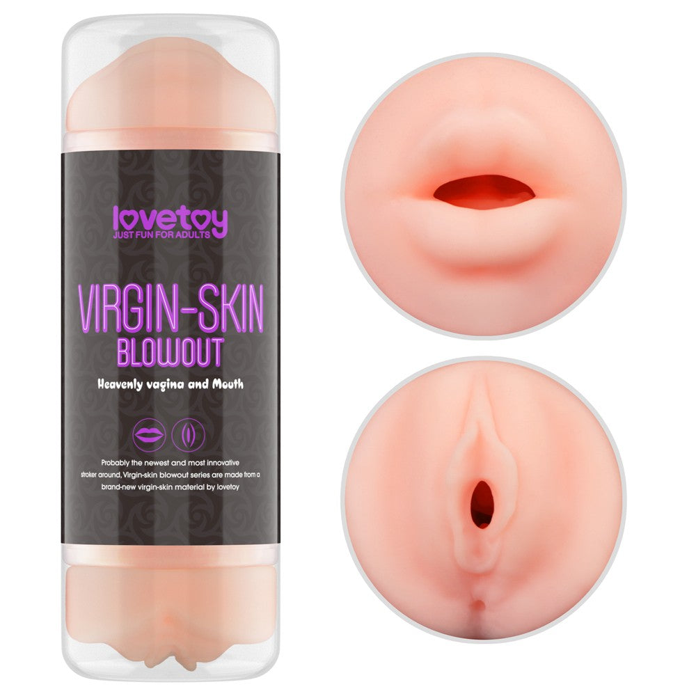 Vagina and mouth with double-sided Blowout Virgin-skin
