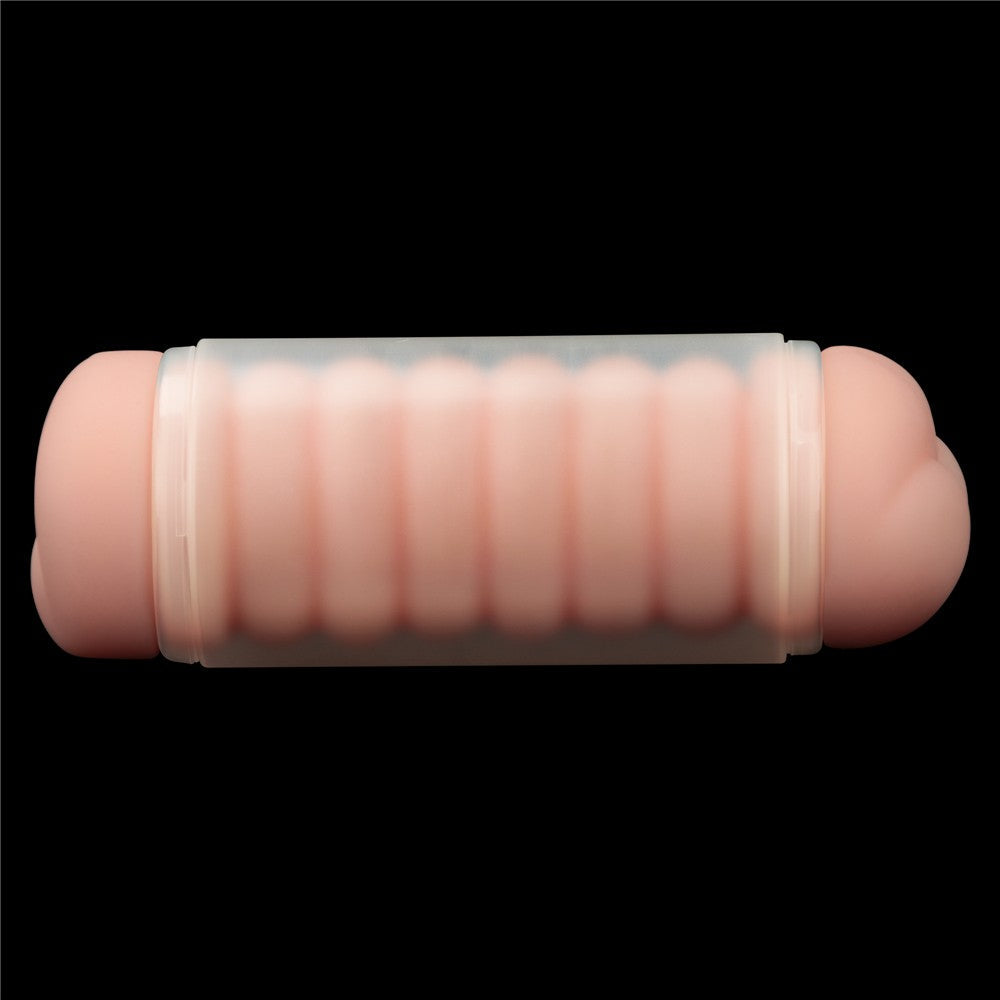 Vagina and ass with double side extension for virgin skin
