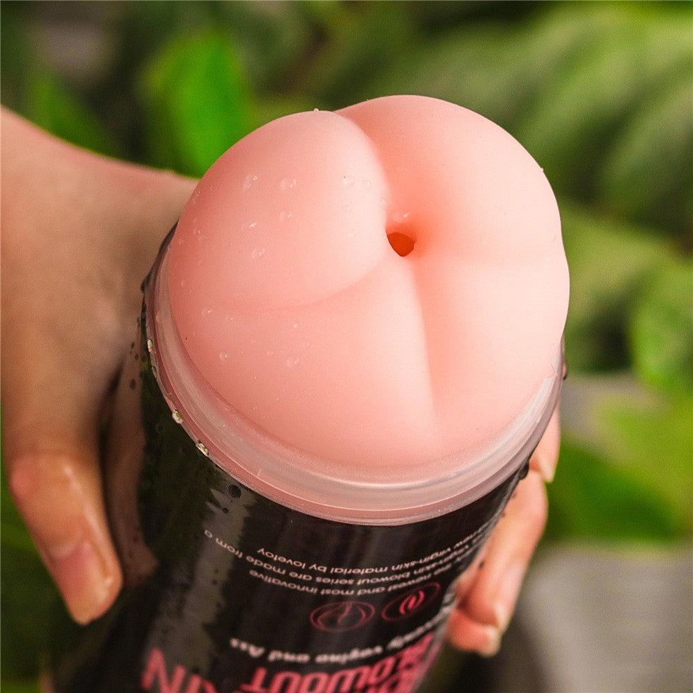 Vagina and ass with double side extension for virgin skin