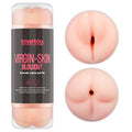 Vagina and ass with double side extension for virgin skin