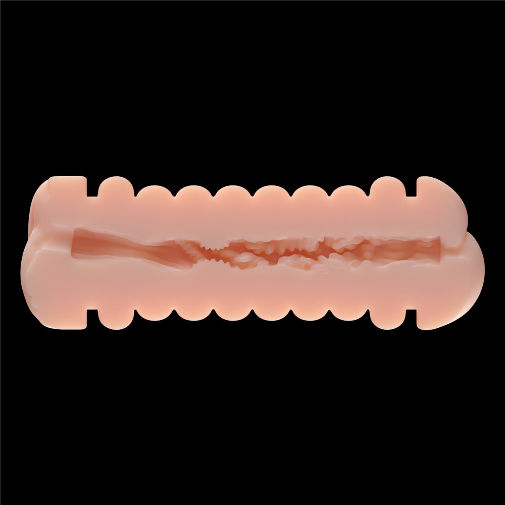 Vagina and ass with double side extension for virgin skin