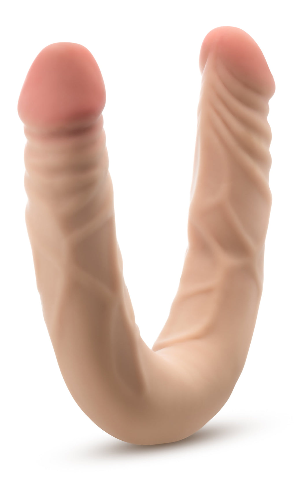 DR. SKIN PLUS 14" DOUBLE DONG DISPOSABLE BEIGE
