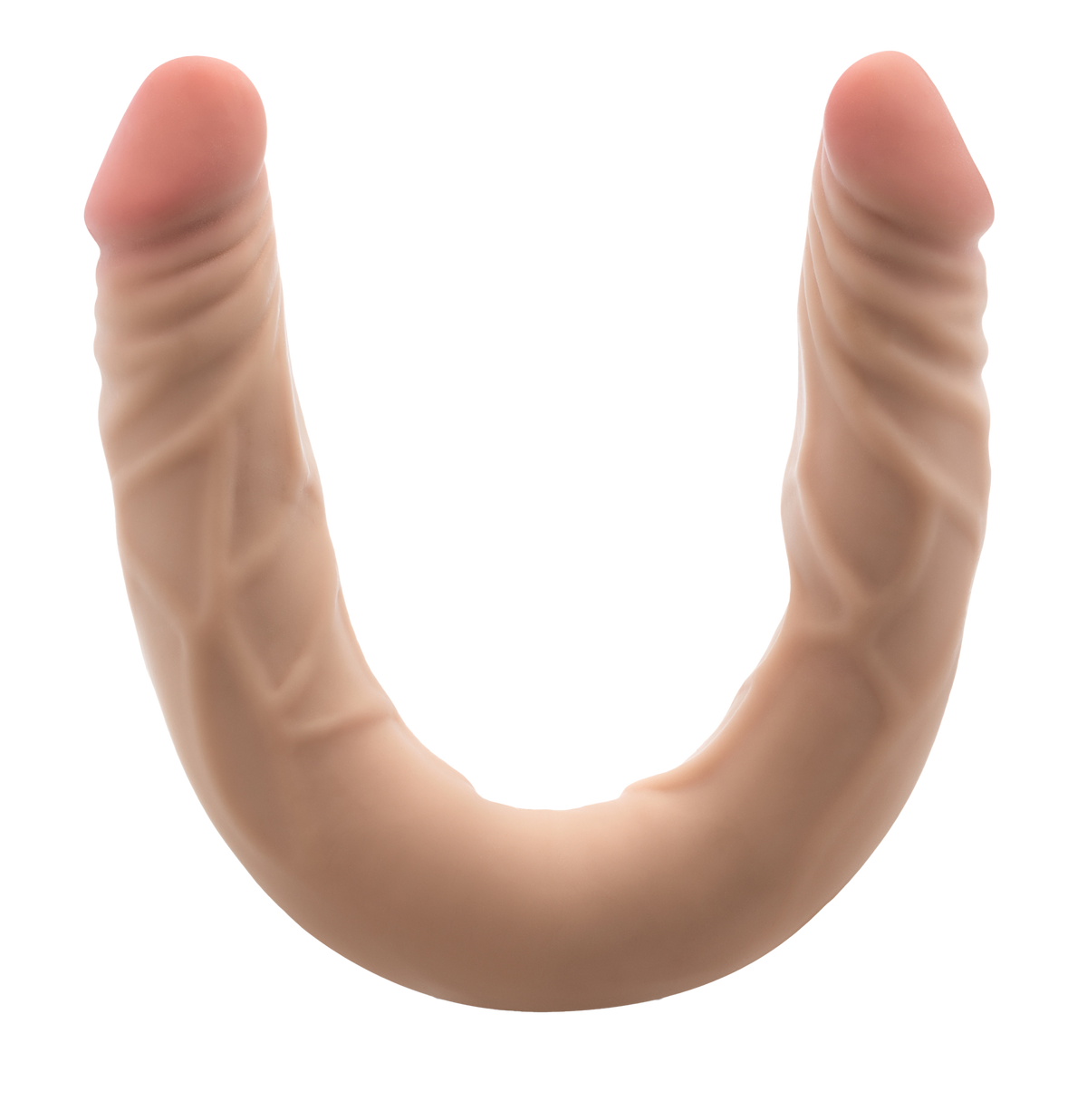 DR. SKIN PLUS 14" DOUBLE DONG DISPOSABLE BEIGE