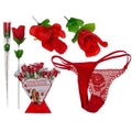 Rose with red thong