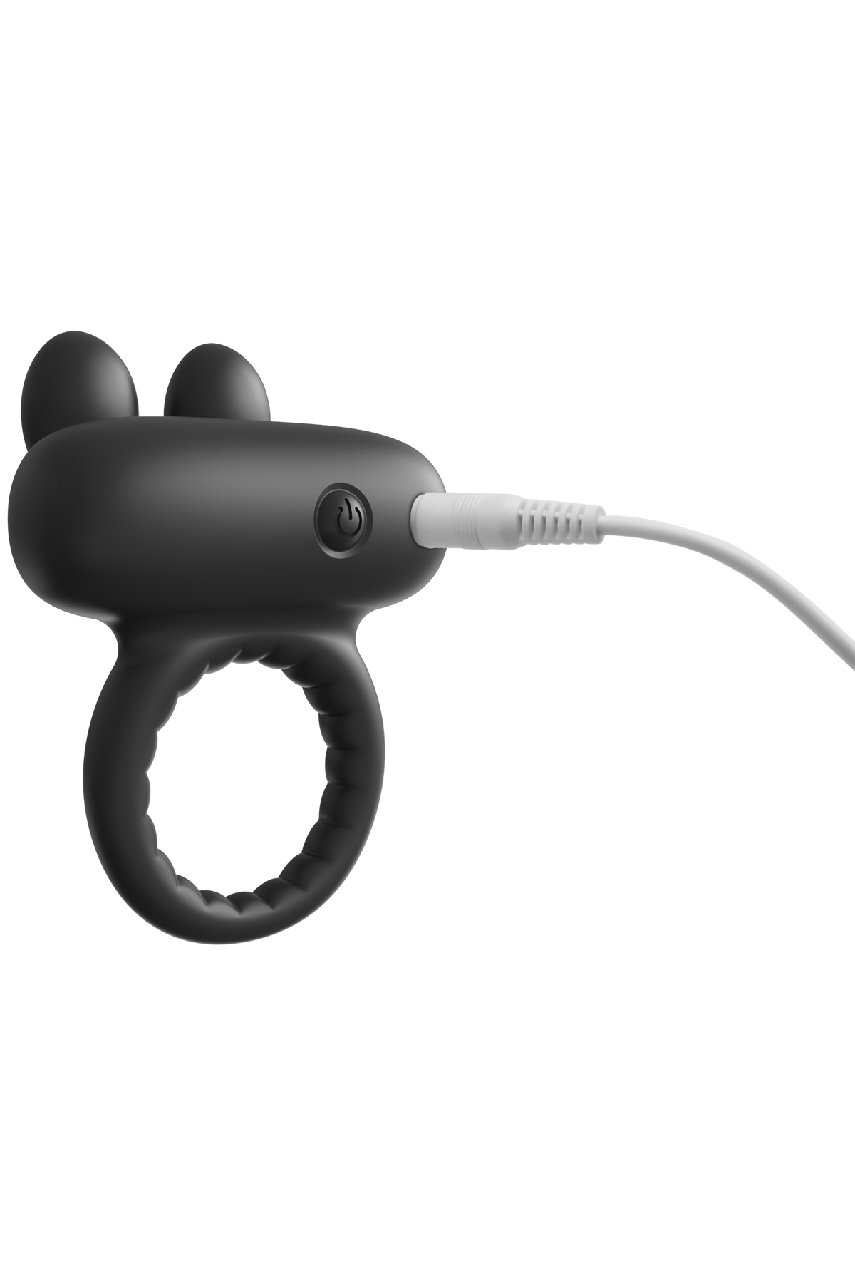RAMROD RABBIT VIBRATING PENIS RING BLACK