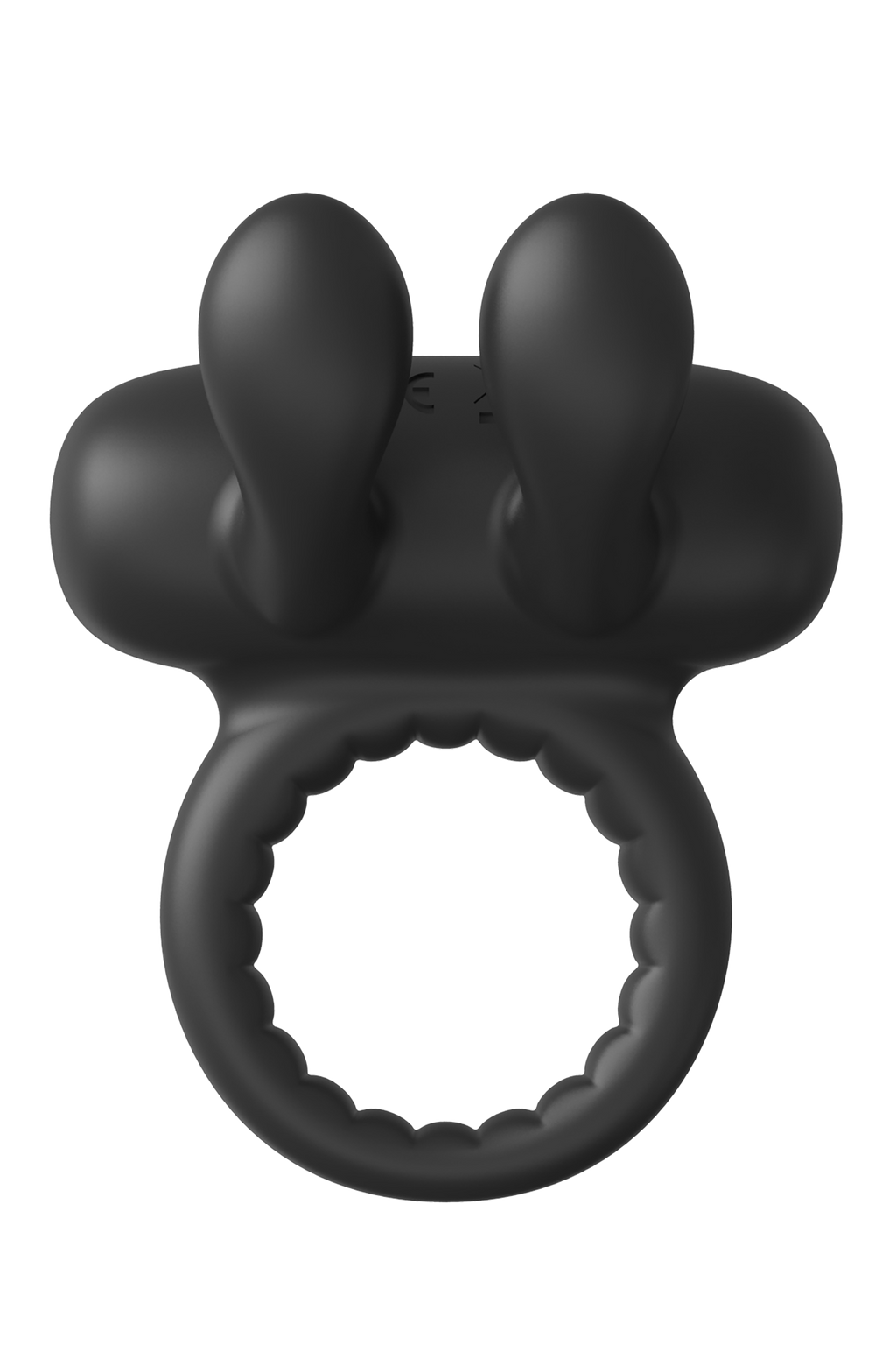 RAMROD RABBIT VIBRATING PENIS RING BLACK