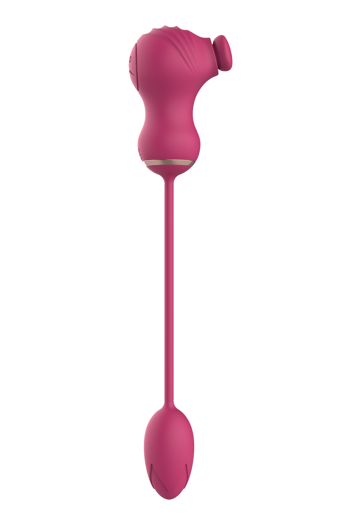 ESSENTIALS DOUBLE FLEXIBLE STIMULATOR AND PINK VIBRATING EGG
