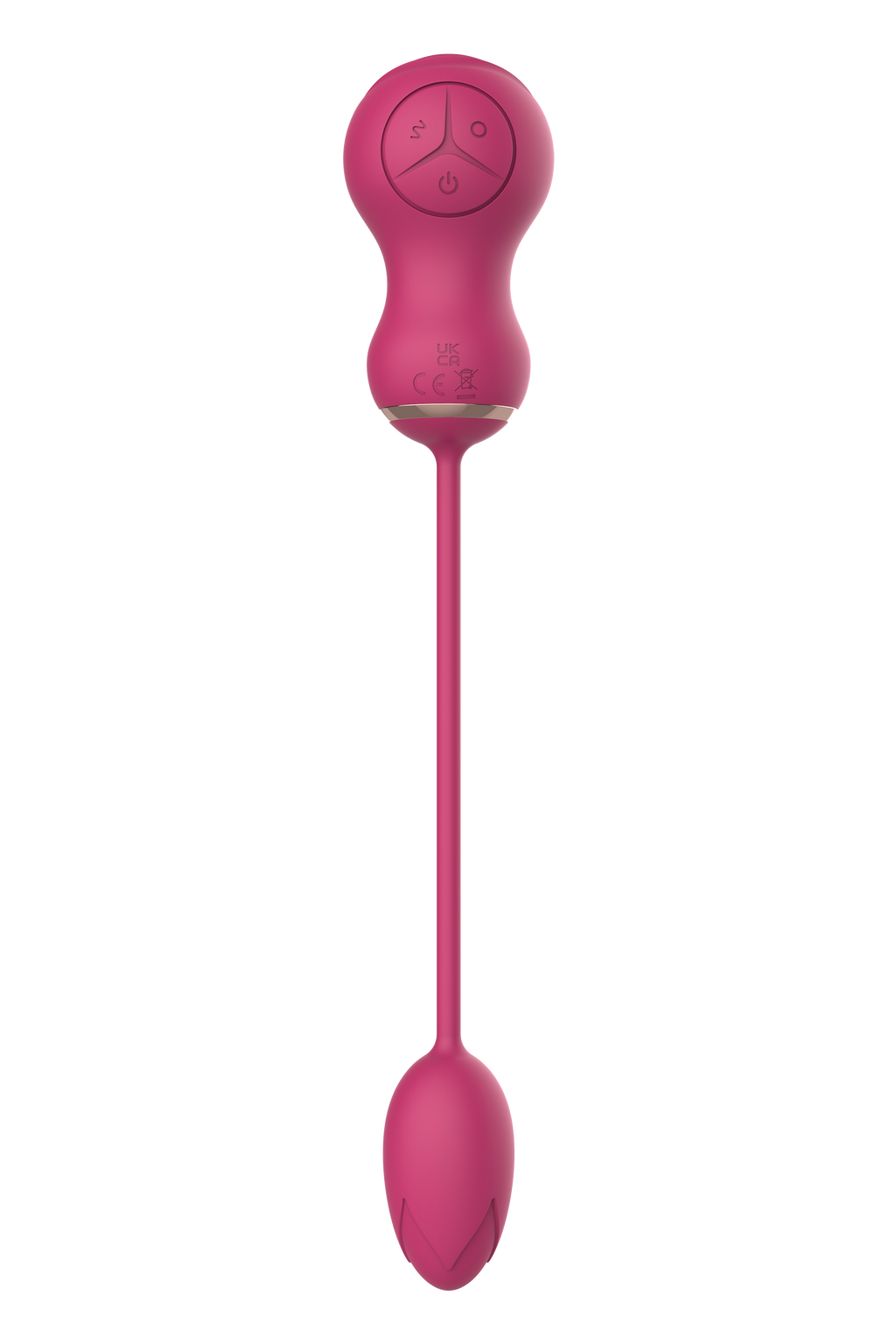 ESSENTIALS DOUBLE FLEXIBLE STIMULATOR AND PINK VIBRATING EGG