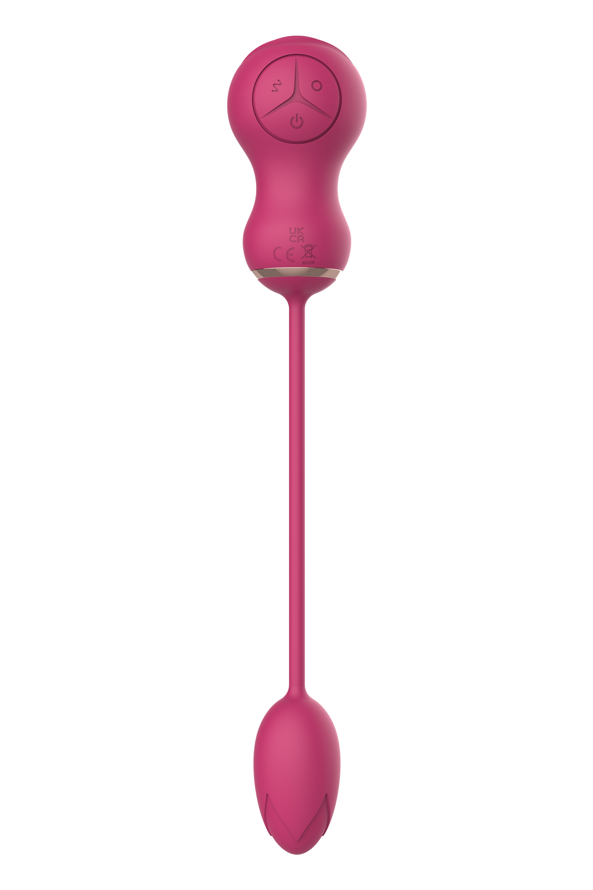 ESSENTIALS DOUBLE FLEXIBLE STIMULATOR AND PINK VIBRATING EGG