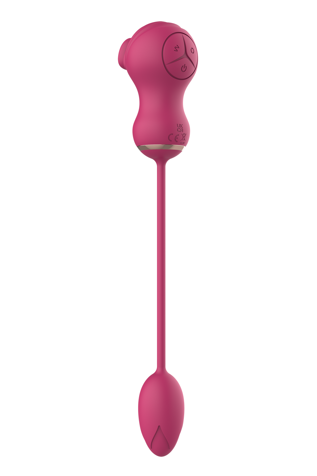 ESSENTIALS DOUBLE FLEXIBLE STIMULATOR AND PINK VIBRATING EGG