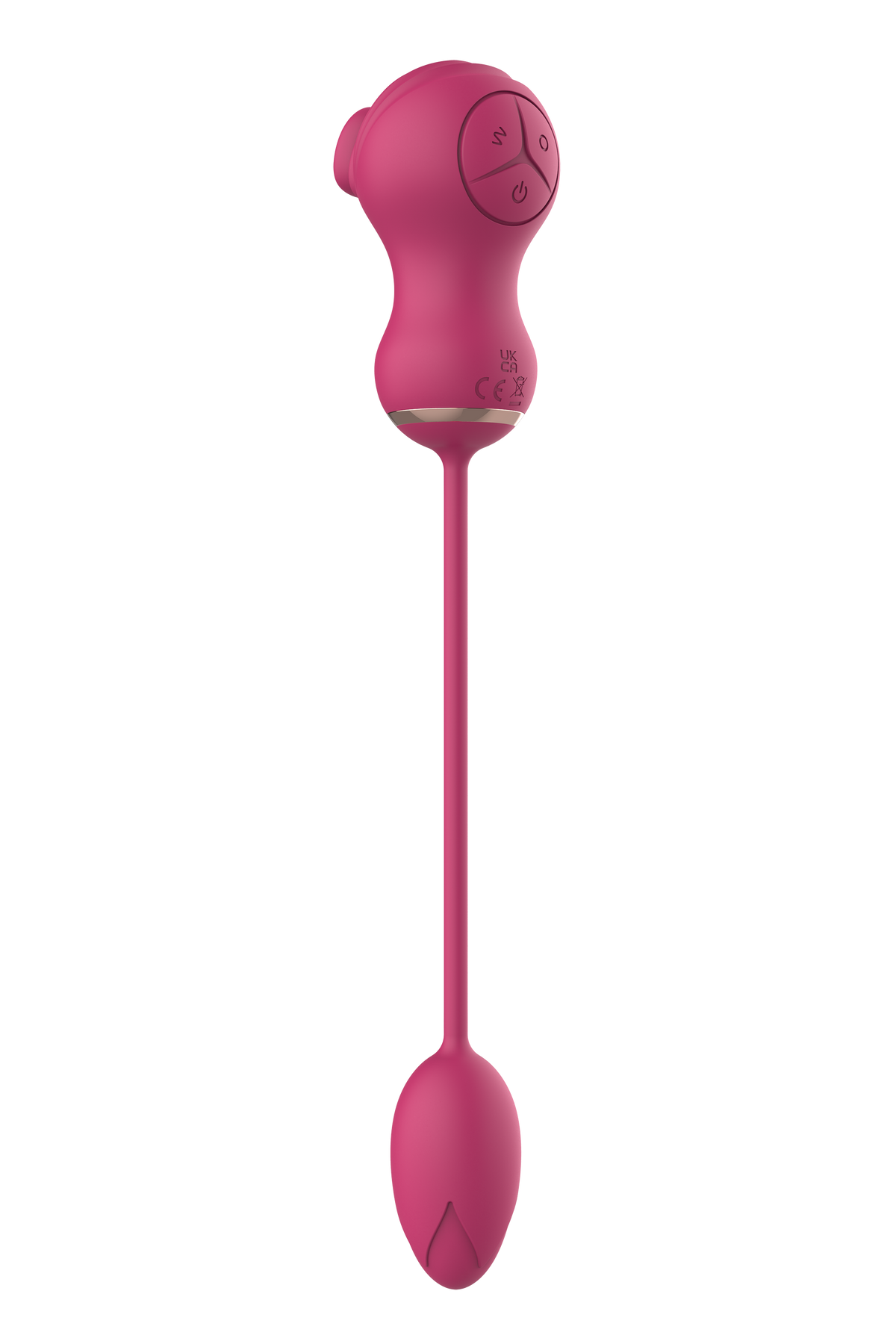 ESSENTIALS DOUBLE FLEXIBLE STIMULATOR AND PINK VIBRATING EGG