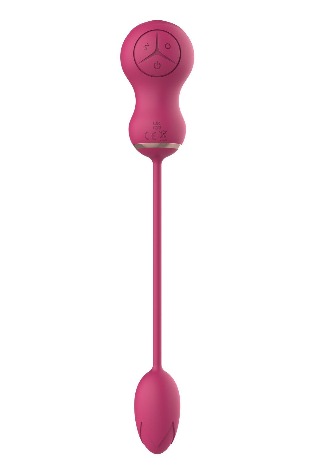 ESSENTIALS DOUBLE FLEXIBLE STIMULATOR AND PINK VIBRATING EGG