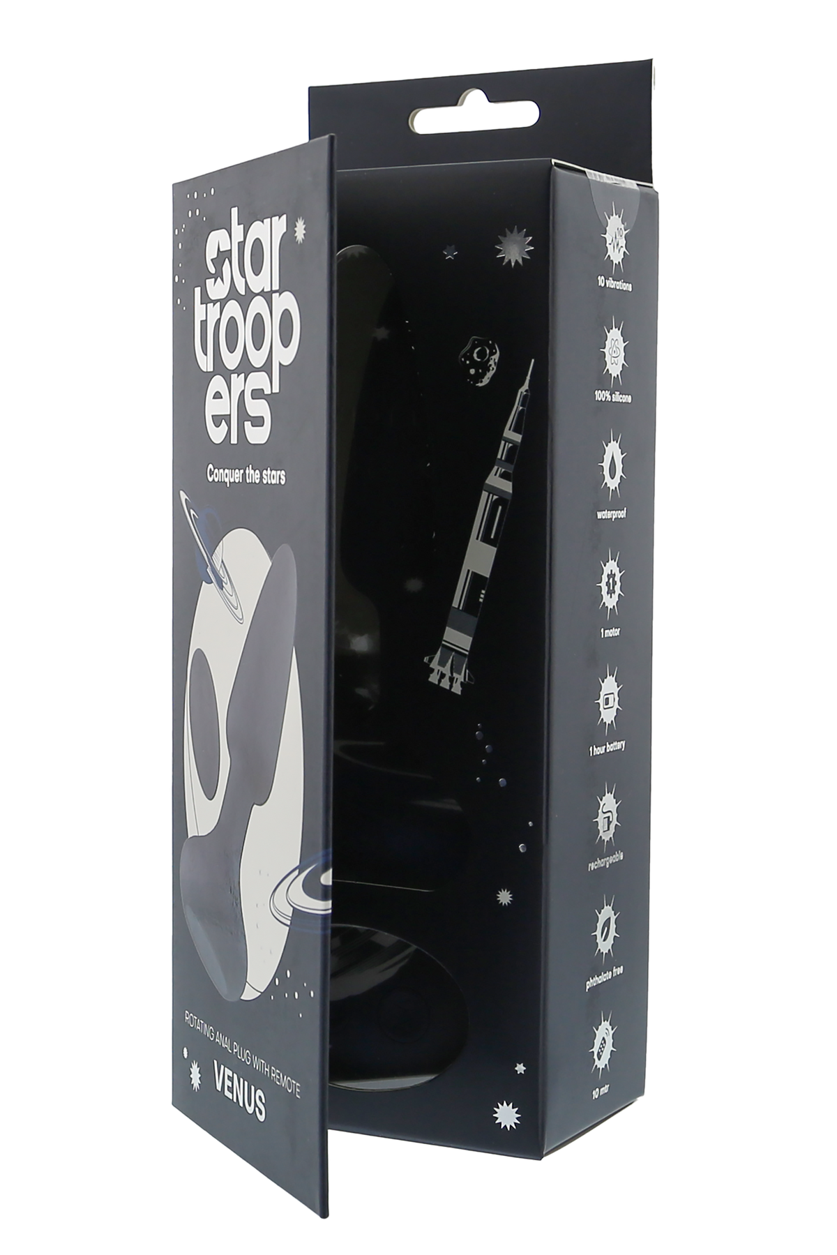 STARTROOPERS ROTATING VENUS ANAL PLUG WITH REMOTE CONTROL
