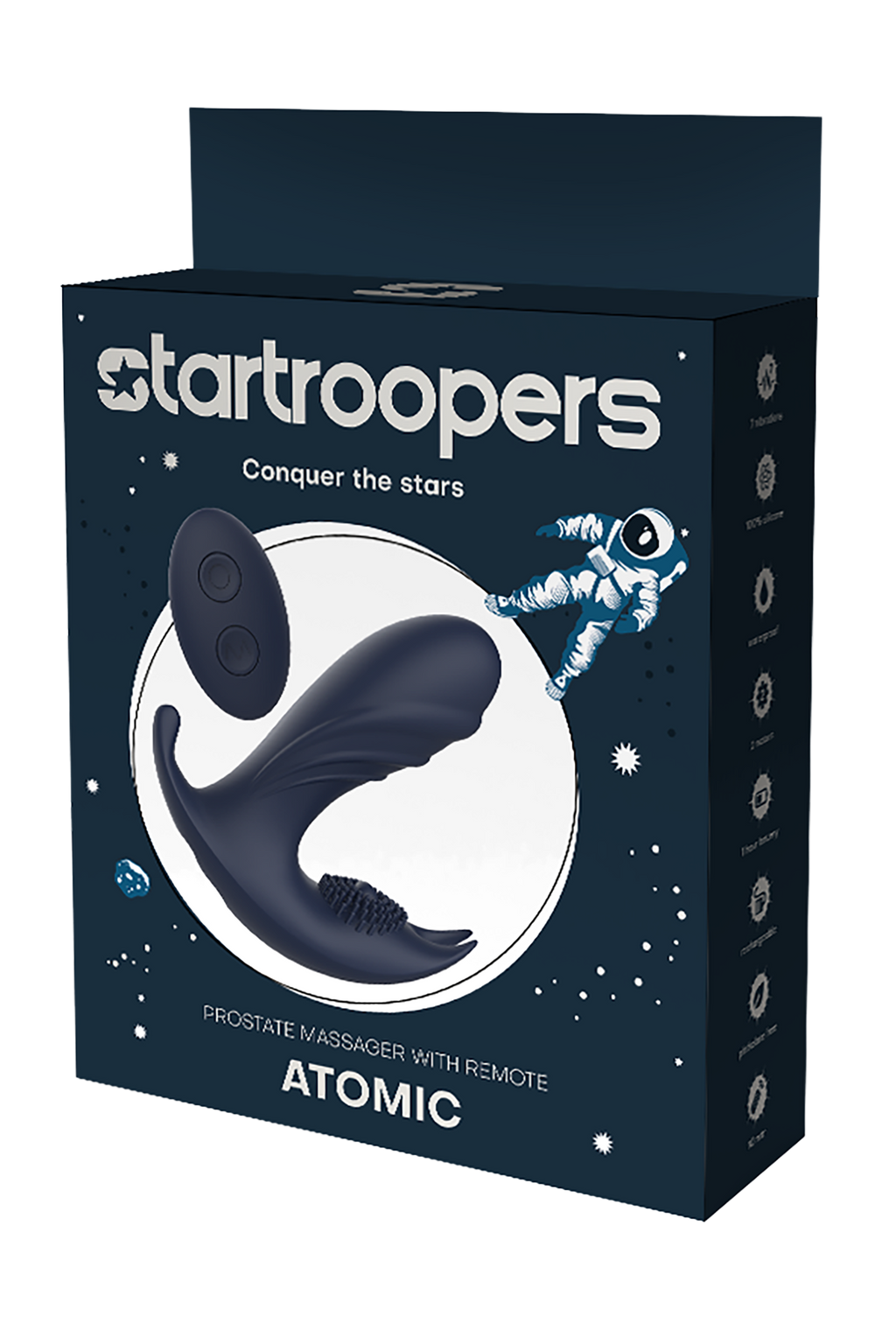 Startroopers Atomic Prostate Massager with Remote Control